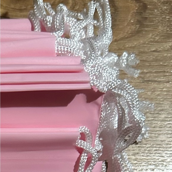 50 Pink Drawstring Gift Bags | Lash Logo | Party Favor Bags | Makeup Pouch Lot - Picture 6 of 8